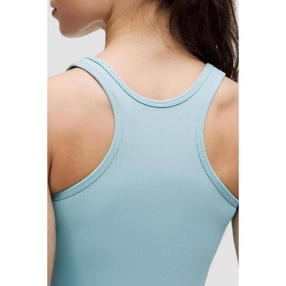 NWT Lululemon Power Pivot Training Tank Top - Washed Blue - Size L - Picture 4 of 6